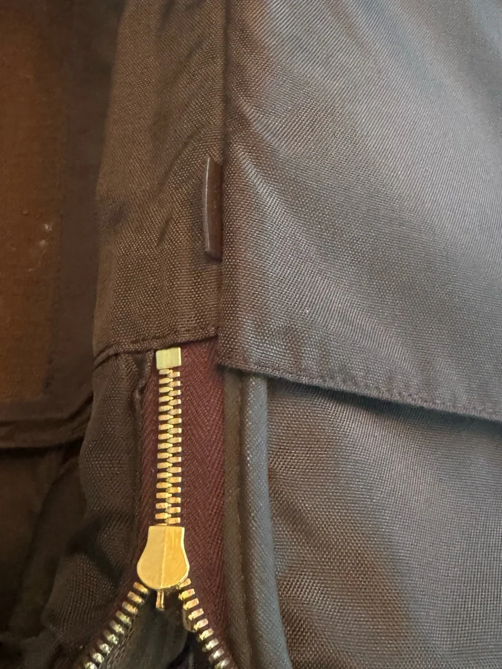 Louis Vuitton Brown Damier Checkered Travel Backpack with Gold Hardware